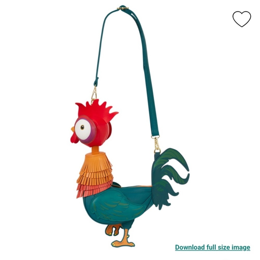 Loungefly Moana Hei Hei Figural Crossbody Bag- On Hand - FIRM - Picture 5 of 7